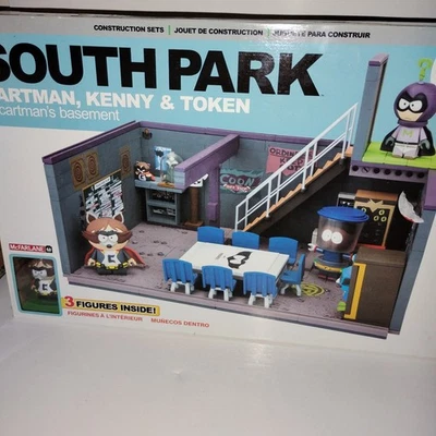 Juego de construcción de sótano South Park Cartman Kenny & Token Cartman McFarlane  Foto 1 de 4