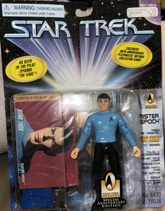 Star Trek 30th Anniversary MISTER SPOCK Action Figure / CARD 1996 Playmates -NEW - Picture 1 of 5