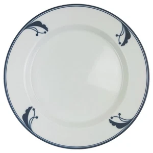 Vintage Dansk Flora Bayberry Blue Dinner Plate Round Cobalt Japan Retired 10.75" - Picture 1 of 9