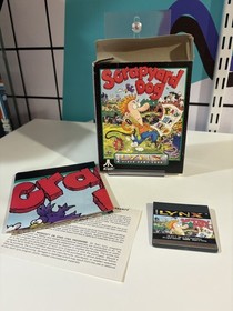SCRAPYARD DOG Atari Lynx Complete In Box - Tested And Working