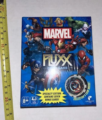 Marvel Fluxx Card Game with Collector's Coin New - Image 1 of 2