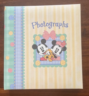 CR Gibson Vtg Disney Baby Mickey Co Minnie Goofy Memory Book Photograph Album - Image 1 of 3