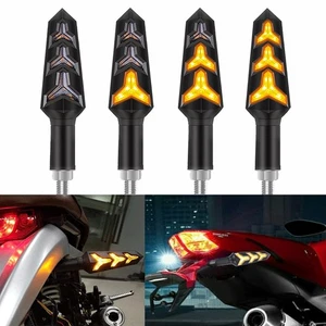 Flowing LED Turn Signal Light Indicator For Yamaha YBR 125 YZF R15 XT660 xt 660 - Picture 1 of 10