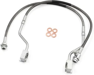 89310S Líneas de freno delanteras de acero inoxidable de 4-6" para 80-96 F-150/Bronco - Imagen 1 de 7