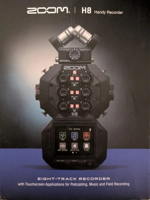 ZOOM H8 REGISTRATORE PORTATILE DIGITALE NERO - Immagine 1 di 4
