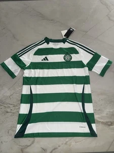 adidas 2025-26 Celtic Youth Stadium Home Soccer Jersey Size L 15-16Y IU1299 - Picture 1 of 5
