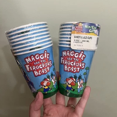 Maggie y la bestia feroz de colección 9 OZ. Tazas de papel frías/calientes 16 en total Foto 1 de 2