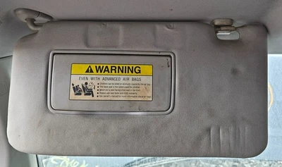 2006-2003 Honda Element Gray Sun Visor Driver Side OEM Cloth Sun Shade Vanity B - Image 1 of 3