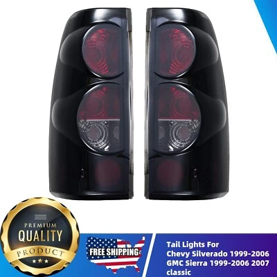 Tail lights for chevy silverado GMC sierra 1500 2500 3500 1999-2007 - Image 1 of 4
