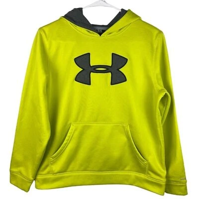 Under Armour Storm Suéter Jóvenes Niños Grande Sudadera con Capucha Bolsillos Pullover Foto 1 de 4