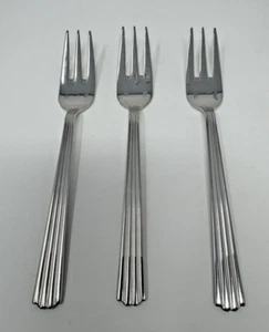 Nuevo Juego de 3 Horquillas Oneida Sant Andrea Plateadas Cubiertos Pesados - Imagen 1 de 8