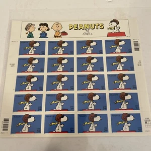 Postfrische 2000 Sammlung PEANUTS SNOOPY von Schulz 20 Briefmarkenbogen USPS MNH 34 Cent - Bild 1 von 3
