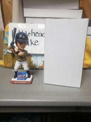 NIB 2011 RYAN BRAUN WEST VIRGINIA POWER BOBBLEHEAD SGA MILWAUKEE BREWERS - Image 1 of 2