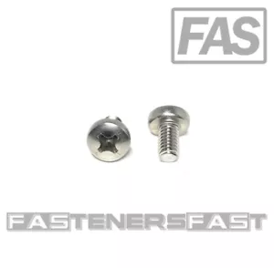 (25) M6-1.0 x10 Stainless Steel Phillips Pan Head Machine Screw DIN7985 A2 M6x10 - Bild 1 von 4