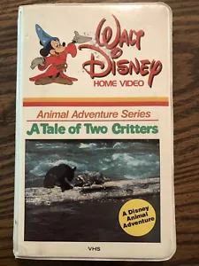 RARE Out Of Print Walt Disney VHS A Tale Of Two Critters Animal Adventure Series - Imagen 1 de 7