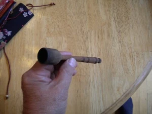 Antique Victorian wood CANDLE snuffer super cool - Picture 1 of 1