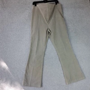 MOTHERHOOD Maternity Medium Beige Corduroy Pants Stretch Business Casual Mom - Picture 1 of 12