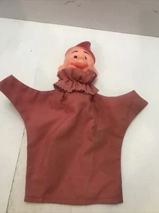 VINTAGE 50er JAHRE GUMMIKOPFZWERG aus SCHNEEWITTCHEN HANDPUPPE ODER GOLFKOPFBEDECKUNG - Bild 1 von 4