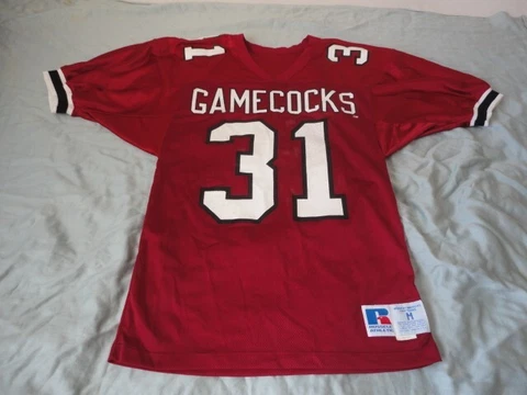 South Carolina Gamecocks Football Vintage 1990 Russell Athletic Game Jersey Cover