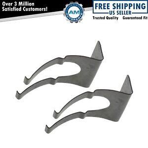 OEM License Plate Light Retainer Clip Pair LH & RH Sides Metal for Chevy GMC New