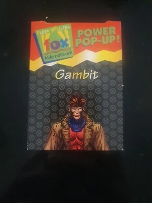 💥1995 Fleer Ultra Fox Kids Network trading cards, X-Men Power Pop-Up Gambit #18 - Image 1 of 3