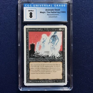 MTG Revised Animate Dead CGC 8 NM/Mint 1994 - Picture 1 of 2