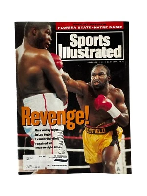SPORTS ILLUSTRATED Nov. 15, 1993 Peyton Manning, Evander Holyfield Boxing Cover - Image 1 of 3