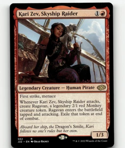 Magic The Gathering Kari Zev, Skyship Raider Jumpstart 2022 raro - Imagen 1 de 1