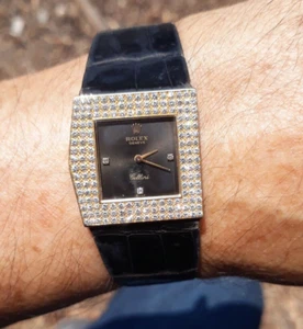 RARE Rolex Cellini "King Midas" 4031/ 4017 18K Gold, 150 Factory Set Diamonds. - Picture 1 of 14