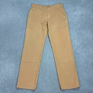 Carhartt Hose Erwachsene 34x30 hellbraun Doppelknie Workwear Carpenter USA Pant Herren - Bild 1 von 9