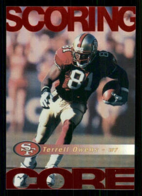 1999 Score Scoring Core #10 Terrell Owens - Image 1 of 2