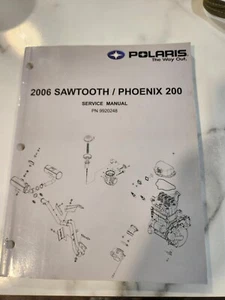Polaris Sawtooth / Phoenix 200 2006 manual de servicio n.º de parte: 9920248 - Imagen 1 de 2