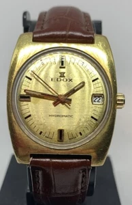 Edox vintage watch mens Hydromatic  Eta-2472 21 Jewels Serviced - Picture 1 of 7