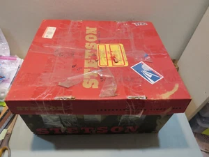 Stetson 4X Beaver Cowboy Hat Size 7 1/4 w/Box (taped up), Appears Barely Worn - Picture 1 of 9