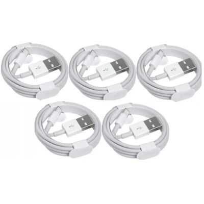 5-Pack USB-C to USB-A Cable Fast Charge Type C Charging Cord Rapid Sync Charger - Image 1 of 4