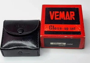 Genuine Vemar 58mm Close-Up Lens Set +1 +2 +3 Glass Lens Filter Japan 58 mm - Picture 1 of 5