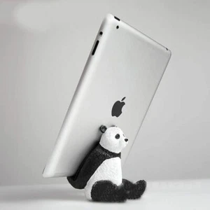 Support téléphone/tablette panda dessin animé multifonction résine - Photo 1 sur 9
