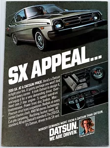 Anuncio impreso Datsun 200 SX 1977 - Imagen 1 de 1
