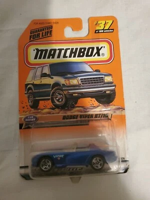 MATCHBOX SERIES 8 DODGE VIPER RT/10 CAR SHOWS #37 MATTEL MOSC - Image 1 of 2