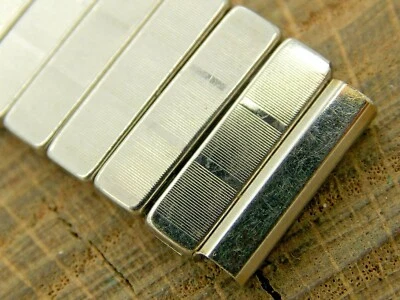 Pulsera de reloj de expansión de acero inoxidable Admiral vintage NOS sin usar 16 mm EE. UU. Foto 1 de 3