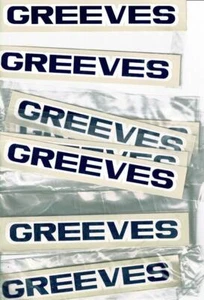 Greeeves Griffon Anglian 3/4" X 6" stickers printed on clear, 1 PRICE ALL 18 -#2 - Bild 1 von 1