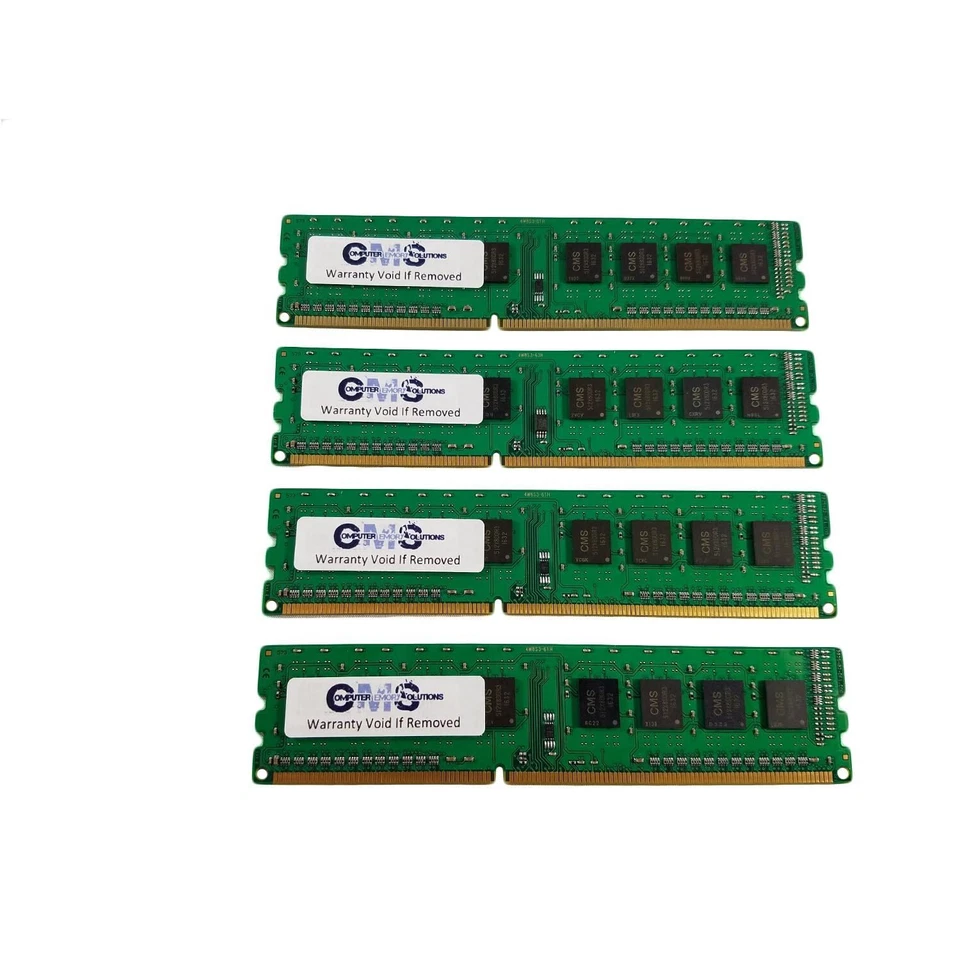 32GB 4x8GB Memory RAM PC3-12800 Desktop DIMM 240pin DDR3 1600MHz Non-ECC CMS C7 - Image 1 of 1