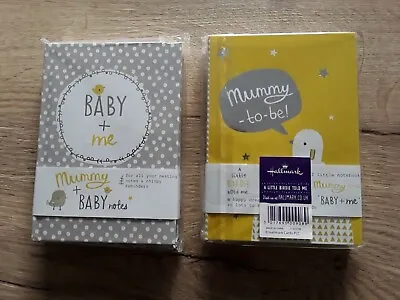 Mummy To Be Baby + Me 2 Notebooks Pregnancy Notes Reminders Memories By Hallmark • 4.95£