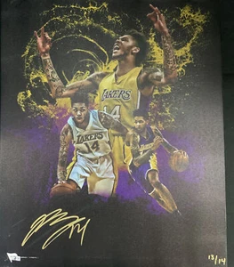 13/14 PELICANS BRANDON INGRAM SIGNED LAKERS 16X20 LIMITED CANVAS EDIT FANATICS - Picture 1 of 6