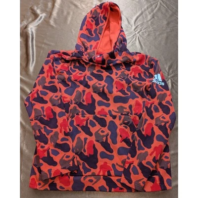 Adidas X N.E.R.D Camuflaje Pullover Sudadera con Capucha MUESTRA Naranja/Azul Marino XL Pharrell Williams Foto 1 de 4