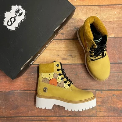 Timberland Women's Stone Street 6 Inch Waterprroof Yellow Boots A2H3C - Image 1 of 4
