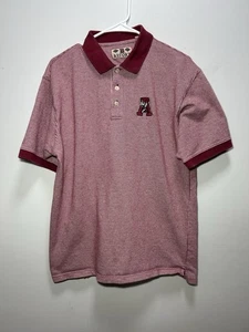 Vintage Boa Resort Alabama Crimson Tide Poloshirt Herren Large Hahnentritt - Bild 1 von 6