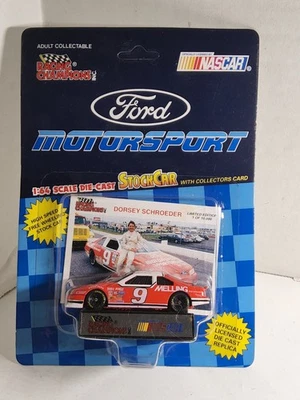 Racing Champions NASCAR 1992 Ford Motorsport - Dorsey Schroeder #9 - con tarjeta Foto 1 de 4