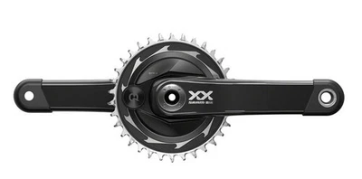 SRAM XX SL T-Type Power Meter Crankset 12 Speed 28.99mm Thread Mount 165mm Black - Image 1 of 2