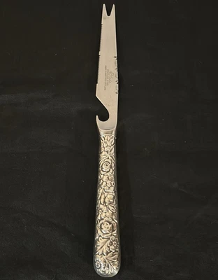 SHEFFIELD STERLING HANDLE REPOUSSE 9" BAR KNIFE - Image 1 of 4